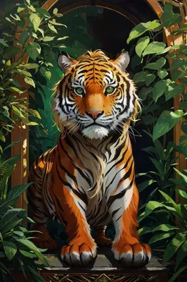 Тигр в джунглях (57 фото) - 57 фото