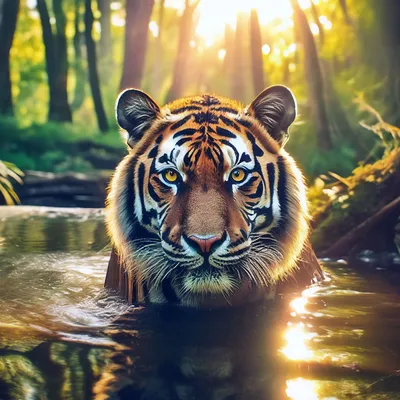 тигр в зимнем лесу в россии, амурский тигр, Hd фотография фото, снег фон  картинки и Фото для бесплатной загрузки
