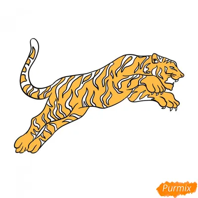 Символ года Тигр в прыжке 21*42*12 см., ЕлкиТорг (БФ148/ц) купить в  Москве|интернет-магазине Sitymall