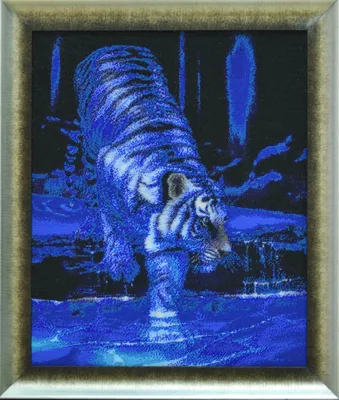 Картина по номерам 1000 Toys hobby Тигр в воде 40х50 см - купить с  доставкой по выгодным ценам в интернет-магазине OZON (443763642)