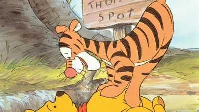 Тигра из мультфильма про Винни Пуха» — создано в Шедевруме