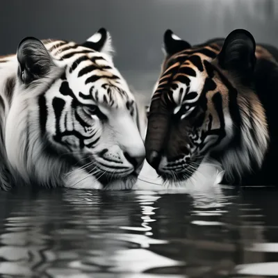 Фото Тигры Большие кошки животное