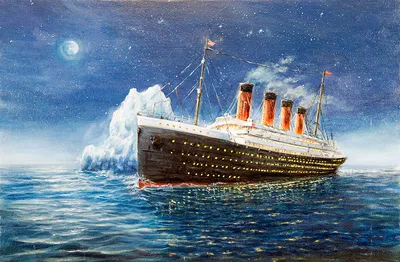 Купить картину Корабль Титаник на стену от 530 руб. в DasArt