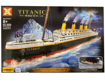Конструктор большой \"Корабль Титаник\" 1507 дет - купить с доставкой по  выгодным ценам в интернет-магазине OZON (804130271)