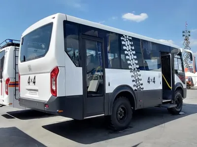 Автобус МАЗ русский тюнинг малиновый…» — создано в Шедевруме