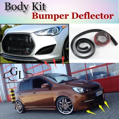 For Hyundai Getz Prime Click TB Brisa Inokom Bumper Lip / Front Spoiler  Deflector For Car Tuning View / Body Kit / Strip Skirt - AliExpress