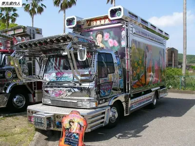 Декотора — безумный японский стиль тюнинга грузовиков