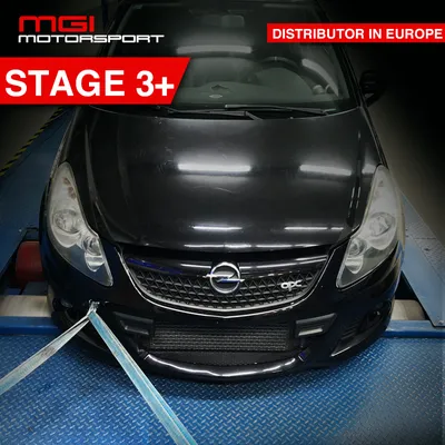 Tuning Opel Corsa D 2014, front and side