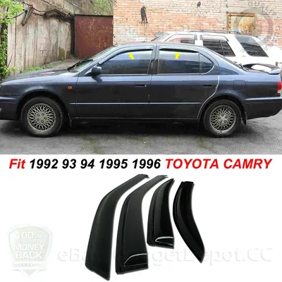 For Toyota Camry 1994-98 Side Window Wind Visors Sun Rain Guard Vent  Deflectors | eBay