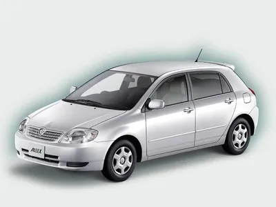 Toyota Allex 2001, 2002, хэтчбек 5 дв., 1 поколение, E120 технические  характеристики и комплектации