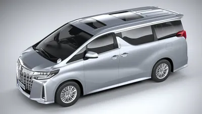 Toyota Alphard 2023 3D Model in Van and Minivan 3DExport