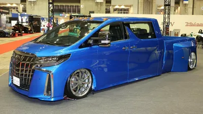 Toyota Alphard Minivan Converted Into A Dually Pickup For Tokyo | Carscoops