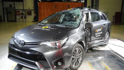 Euro NCAP Newsroom : Toyota Avensis - Pole crash test 2015 - after crash