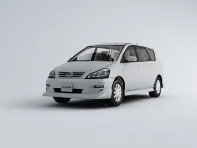 Toyota Ipsum 2001, 2002, 2003, минивэн, 2 поколение, ACM20 технические  характеристики и комплектации