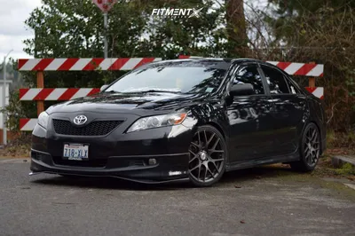 2008 Toyota Camry SE 4dr Sedan (3.5L 6cyl 6A) with 19x8 TSW Nurburgring and  Goodyear 235x35 on Coilovers | 925774 | Fitment Industries