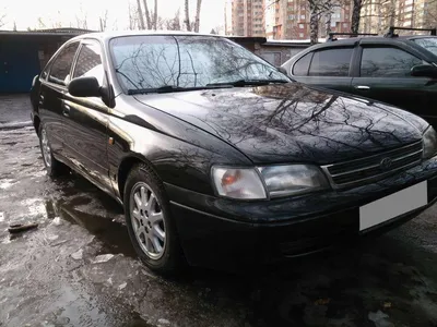 Тойота Карина Е 1996 в Абакане, тюнинг, МКПП, левый руль, б/у, седан, синий