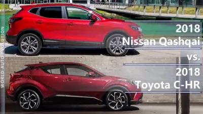 Сравнение Nissan Qashqai и Toyota C-HR по характеристикам, стоимости  покупки и обслуживания. Что лучше - Ниссан Кашкай или Тойота C-HR