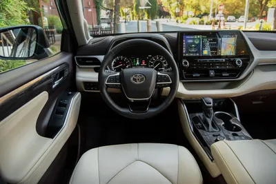 New Toyota Highlander салон, багажник, тратий ряд. interior review - YouTube