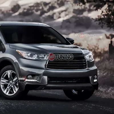 Тюнинг лед фары Toyota Highlander 2012-2014 г.в. Тойота Хайлендер -  Интернет магазин автотюнинга MixCar