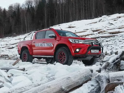 Toyota Hilux 4x4. Тюнинг Arctic Trucks. Долина мёртвых экскаваторов -  YouTube