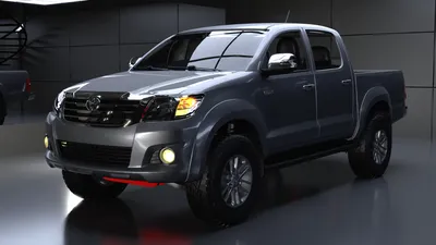 Toyota Hilux 2015 3D Model in Van and Minivan 3DExport