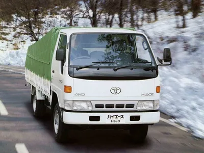 Toyota Hiace 1995, 1996, 1997, 1998, 1999, бортовой грузовик, 4 поколение,  Y100 технические характеристики и комплектации