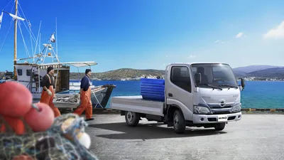 White Hino box truck, Hino Motors Car Toyota Van Hino Dutro, truck  transparent background PNG clipart | HiClipart