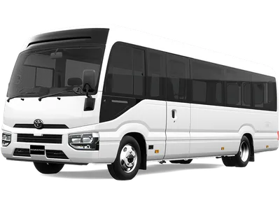 Toyota Coaster bus gets more car-like with update - Drive