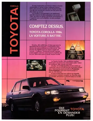Toyota Corolla 1986 on display – Stock Editorial Photo © bettorodrigues  #152619442