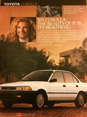 Toyota Corolla, 1988, Full Page Vintage Print Ad | eBay