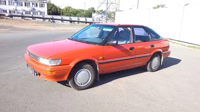 Тойота Королла 1989г., 1.3л., мкпп, руль левый, бензиновый двигатель,  расход 10.0