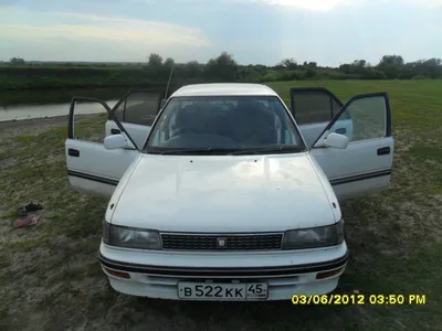 Тойота Королла 1990, 1.6 литра, мкпп, правый руль, бензин, кузов Седан