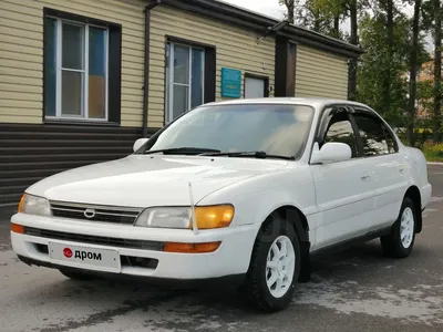 Тойота Королла 1991 года в Ачинске, В продаже легенда прошлого века Toyota  Corolla, комплектация 1.5 XE, седан, бензин, пробег 245000 км, цена  245тысяч р.