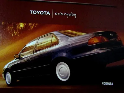 1999 Toyota Corolla IMPRESSED Original Print Ad-8.5 x 10.5\" | eBay
