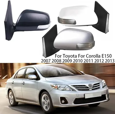 Amazon.com: LETITBE Passenger Side View Mirror for Toyota Corolla E150  2007-2013 Turn Light White : Automotive