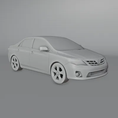 STL file Toyota Corolla E150 🚗・3D printable design to download・Cults