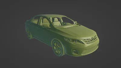 STL file Toyota Corolla e150 🚗・3D printer model to download・Cults