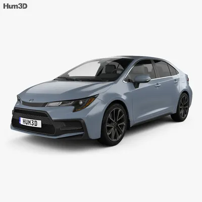 Toyota Corolla XSE US-spec sedan 2022 3D model - Download Vehicles on  3DModels.org