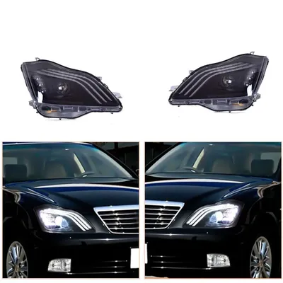 Car Headlight Lens Glass Cover Headlight Cover For Toyota Crown 2005 2006  2007 2008 2009 Auto Light Lens Glass Bright Lampshade