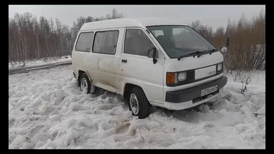 Обзор Toyota Lite Ace. Сравнение с УАЗом на снегу. - YouTube
