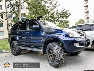 Купить Багажник экспедиционный аэродинамический алюминиевый -Toyota Land  Cruiser Prado 120 по цене 37000 руб.