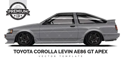 Toyota Corolla Levin 4 поколение (AE85/AE86) - технические характеристики,  модельный ряд, комплектации, модификации, полный список моделей Тойота  Королла Левин