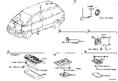 Toyota Estima - технические характеристики, модельный ряд, комплектации,  модификации, полный список моделей Тойота Эстима