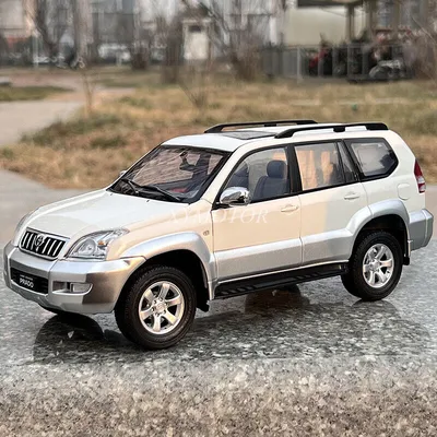 1/18 Toyota Land Cruiser Prado 2008 SUV Diecast Model Car Gifts Beige/Green  | eBay