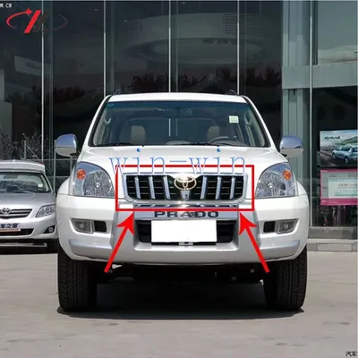 For 2002-2009 Toyota Land Cruiser Prado 120 2008 2007 Front Grille TRD  Modification and Upgrade Lc120 FJ120 Exterior Accessories - AliExpress