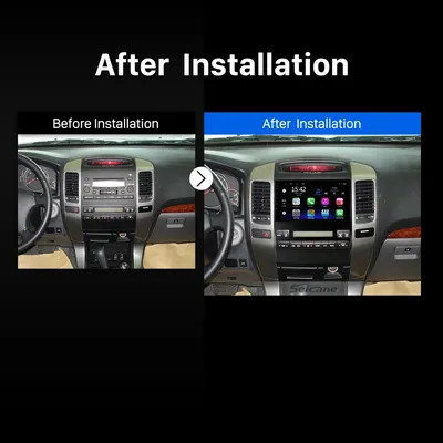 For 2003-2009 TOYOTA PRADO Radio Android 13.0 HD Touchscreen 9 inch GPS  Navigation System with