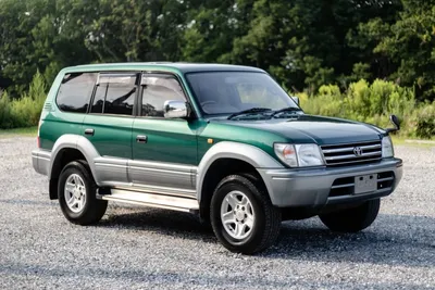 Ust-Kamenogorsk, Kz - July 12, 2021. Toyota Land Cruiser Prado 90 in the  parking lot. SUV. Stock Photo | Adobe Stock