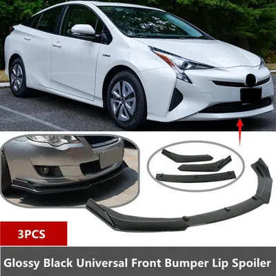 Add-on Universal Fit For 2016-18 Toyota Prius Front Bumper Lip Spoiler  Splitter | eBay
