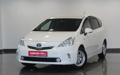 Купить Toyota Prius Alpha 2014 года в Новосибирске, белый, автомат,  универсал, гибрид, по цене 1347000 рублей, №21776976