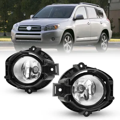 Amazon.com: AUTOWIKI Pair of Clear Lens Bumper Clear Lens Driving Fog  Lights Lamps Replacement for 2006-2008 Toyota RAV4 with Bulbs- H11 12V 55W  (w/Switch and wiring kit) : Automotive